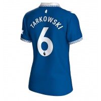 Camisa de time de futebol Everton James Tarkowski #6 Replicas 1º Equipamento Feminina 2023-24 Manga Curta